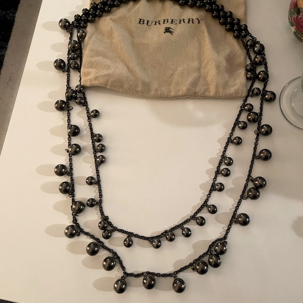 Burberry beaded necklace